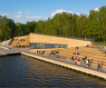 TUP competition for the best developed public space; 1st prize - Canoe haven, Tychy, 2nd prize (ex aequo): Pavilion 