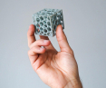 manufactured from resin using additive methods (3D printing) module designed and optimized to carry loads of one hundred kilograms