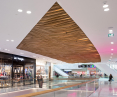 Wroclavia shopping center - Veneered Wooden Grid