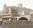 Concert hall project in the Italian town of Craco
