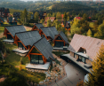The settlement of luxury shacks is located in Koscielisko