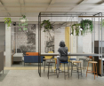Creative Workspace. Organization and arrangement of a coworking office based on environmental studies