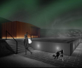 Projekt schroniska i basenu geotermalnego na Islandii