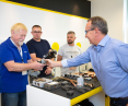 Training for installers in Warsaw: participants make connections with Viega's press technology with their own hands