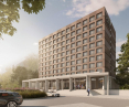 Hotel Ikar w Poznaniu po przebudowie na Four Points by Sheraton, wizualizacja