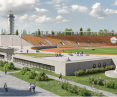 Wstępna koncepcja nowego stadionu lekkoatletycznego na Skrze