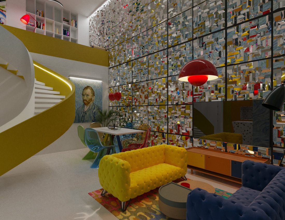 Artystyczny apartament na wynajem krótkotrwały