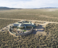 budowli znajdującej się na pustkowiu nieopodal Nowego Meksyku nadano symboliczną nazwę „Statek Ziemia”