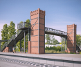 Project to build a footbridge in Oliva