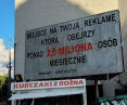 Poznań, plac Wiosny Ludów, billboard, 200 m od Starego Rynku