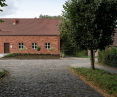 The house was built in the vicinity of Pacholek Hill and Mill Pond in Gdansk Oliwa