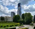 Olszynki Park w Rzeszowie w trakcie budowy