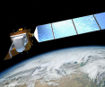 Landsat 8 satellite, from which data useful for blue-green infrastructure planning is taken