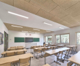 Overexposure of students? How to prevent it through acoustics and color shows a high school in Warsaw