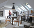 Bright attic. On VELUX ArchiTips, you'll find tips on how to furnish it