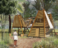Tourist hut project in Cambodia