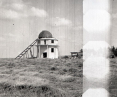 Pierwszy pawilon obserwacyjny mieszczący astrograf Drapera w trakcie budowy w 1948 r.