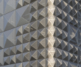 perforated metal facade