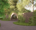 Project to revitalize Schön Park in Sosnowiec (visualization)