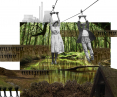 energizing landscape, collage by Natalia Budnik