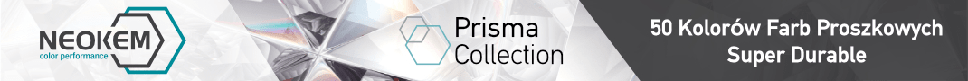 NEOKEM Prisma Collection – 50 kolorów farb proszkowych Super Durable