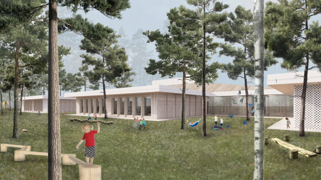 Projekt przedszkola z zastosowaniem systemów słonecznych w Józefowie
