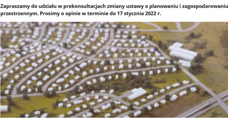 Nowelizacja Ustawy O Planowaniu