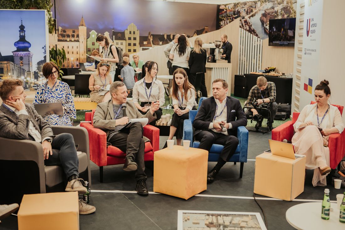 od lewej: Dominik Darasz, Tomasz Janowski, Stanisław Mazur, Małgorzata Tomczak