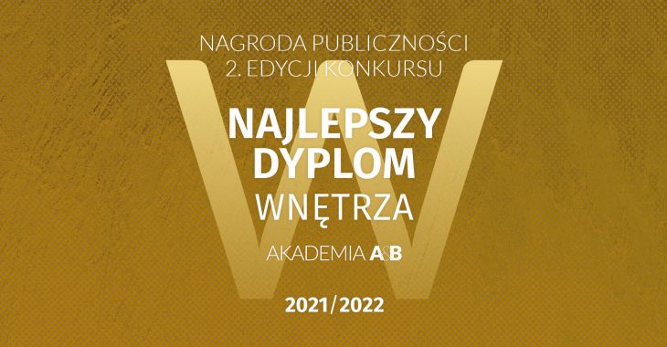 Najlepszy Dyplom WNĘTRZA. Głosowanie Publiczności | AiB