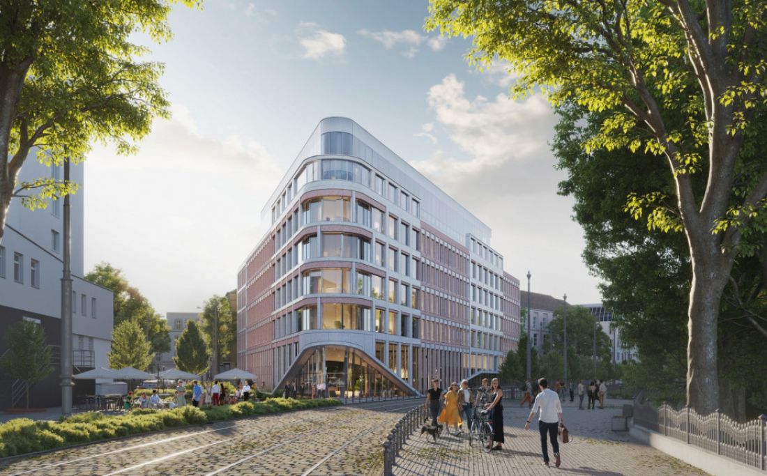Y3 Signature Hotel, ul. Zielona/Lewandowskiej, Poznań, wizualizacja