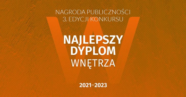 Najlepszy Dyplom WNĘTRZA. Głosowanie Publiczności | AiB