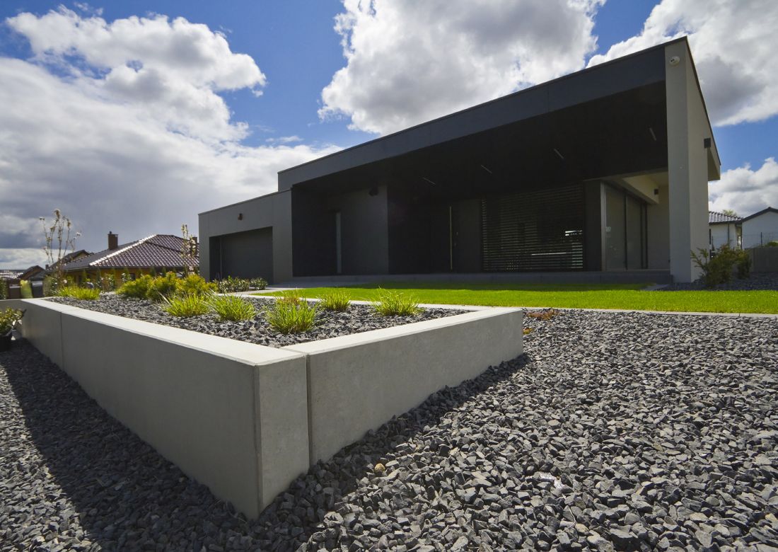 Donica modułowa z betonu architektonicznego
