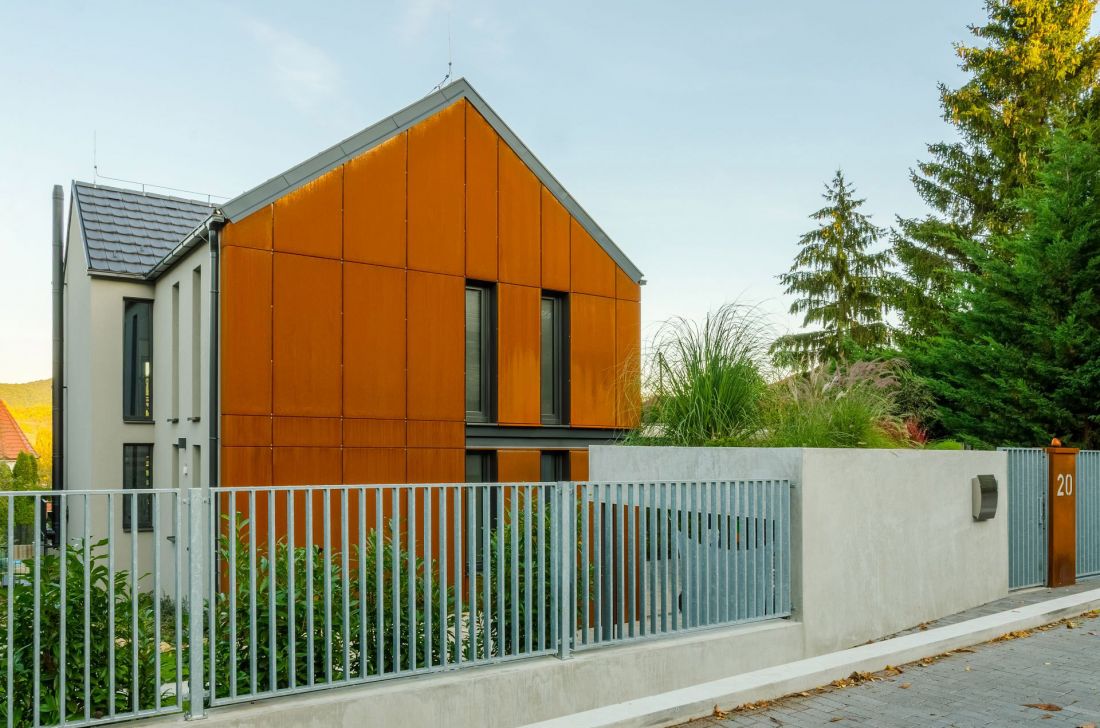 Kaseton elewacyjny Ruukki Liberta Cor-Ten® 700