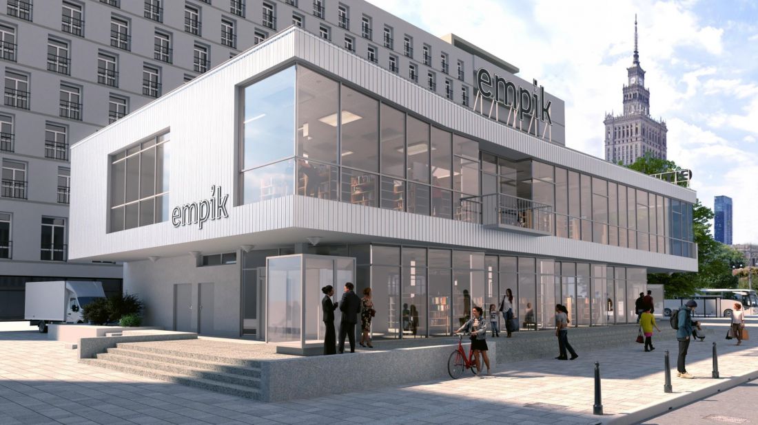 wizualizacja pawilonu Cepelii w Warszawie po remoncie, proj. AMC - Andrzej M. Chołdzyński, Bernatek Architekci