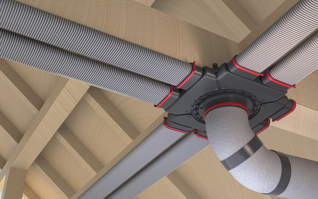 Kompletny system kanałów płaskich ARIA Flat500