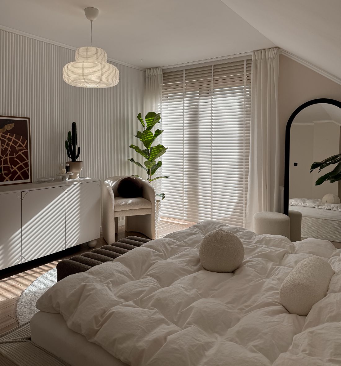 Kolekcja Basswood 50 mm Pearl White