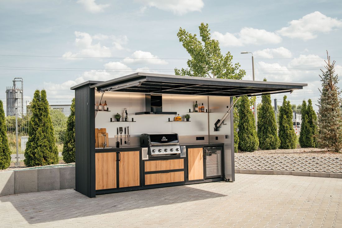 Kompletnie wyposażony GardenBOX gotowy do użytku