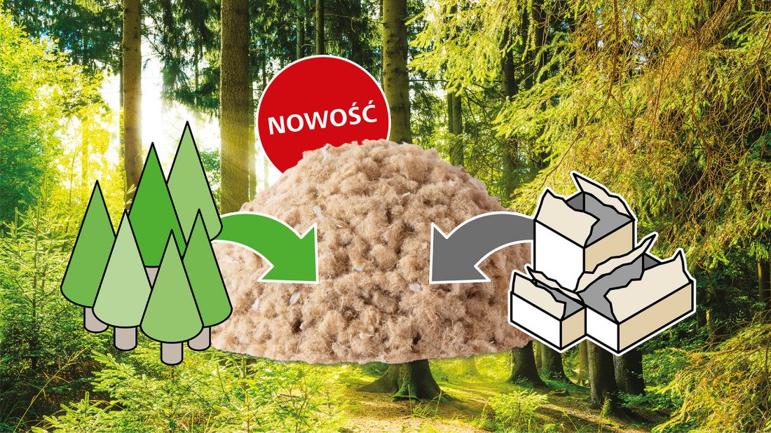 Termoizolacja wdmuchiwana STEICOtimberfloc jest stosowana do ocieplania dachu, stropodachu, poddasza i ścian, zarówno w nowym budownictwie, jak i podczas prac termomodernizacyjnych.
