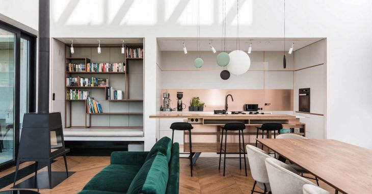 Interior design of a single-family house. Cracow. SPOIWO studio | AiB