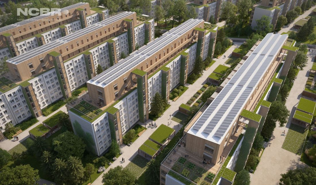 Projekt termomodernizacji i nadbudowy bloków z wielkiej płyty na Osiedlu Złotego Wieku w Krakowie