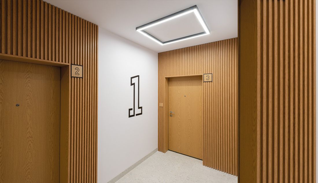 GEOMETRIC SQUARE LED