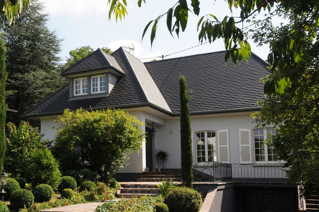 Dachówka ceramiczna Terreal Rully kolor Dark Slate