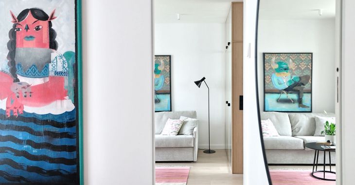 Apple Cherry. An apartment designed by the Ministry of Interior Affairs.