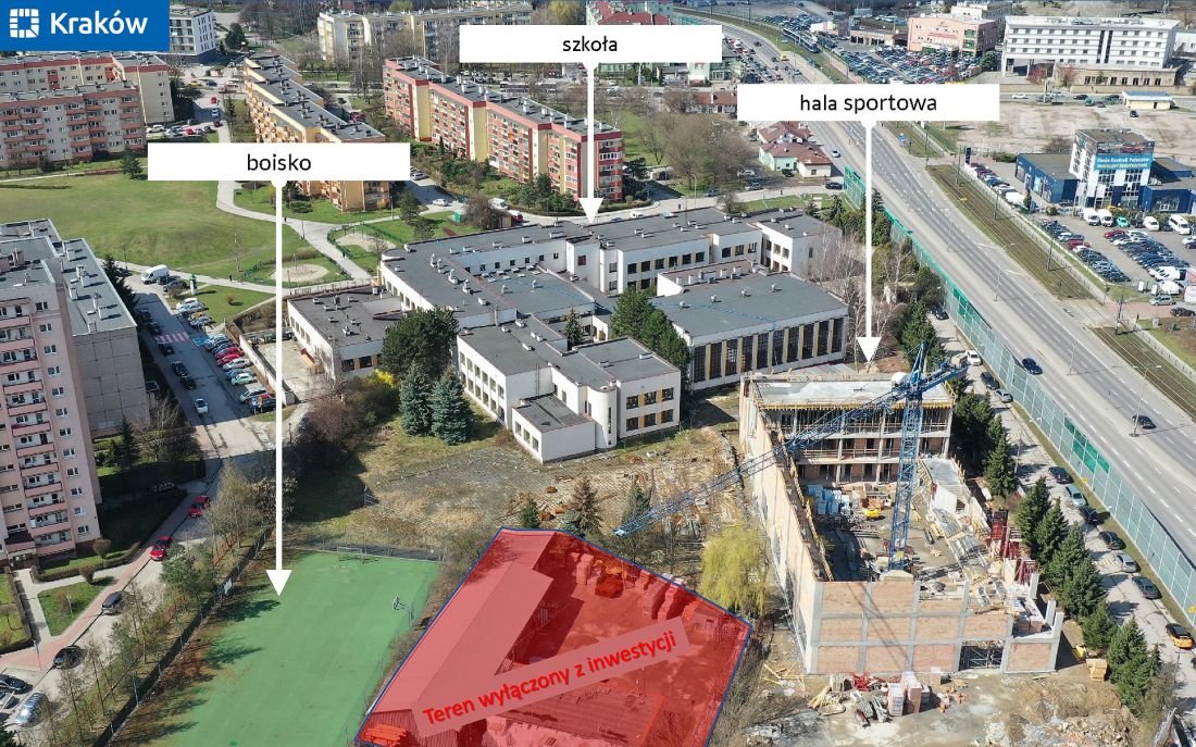 Budowa hali sportowej przy Szkole Podstawowej z  Oddziałami Integracyjnymi nr 151 w Krakowie