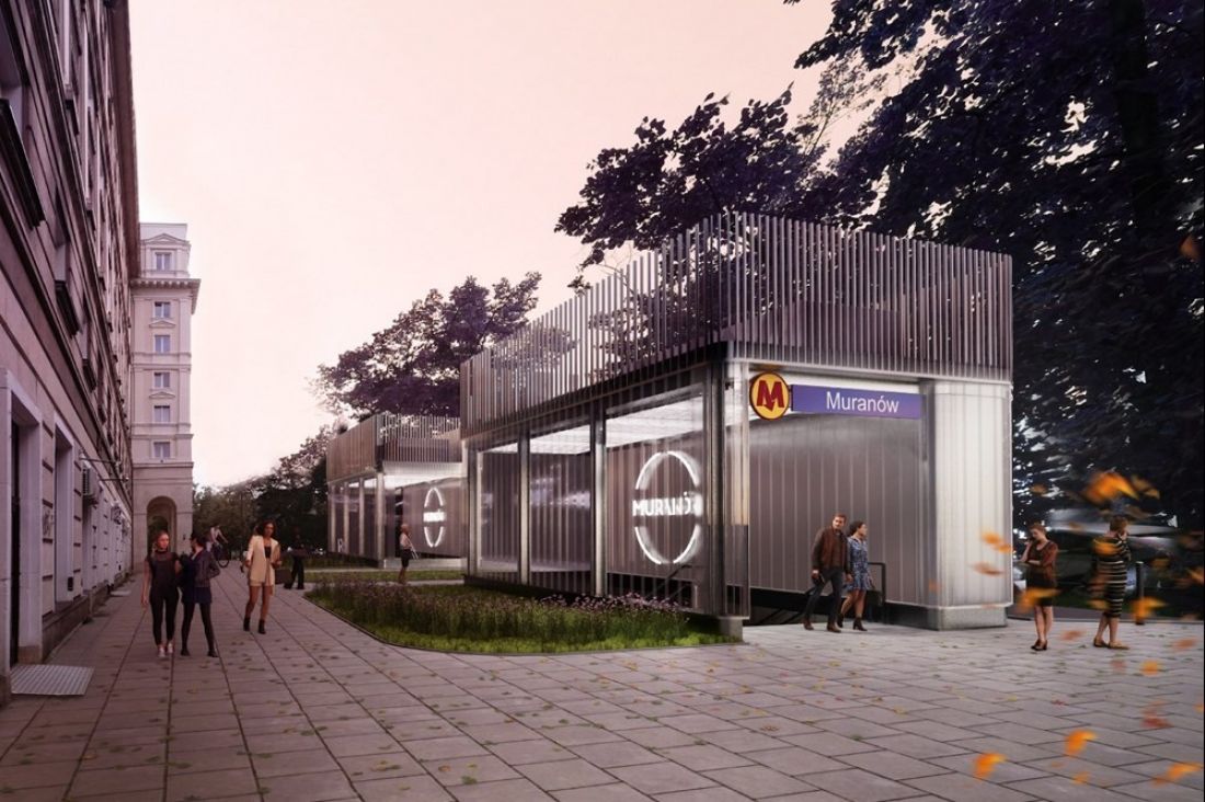 Nowe stacje metra w centrum Warszawy, wizualizacje