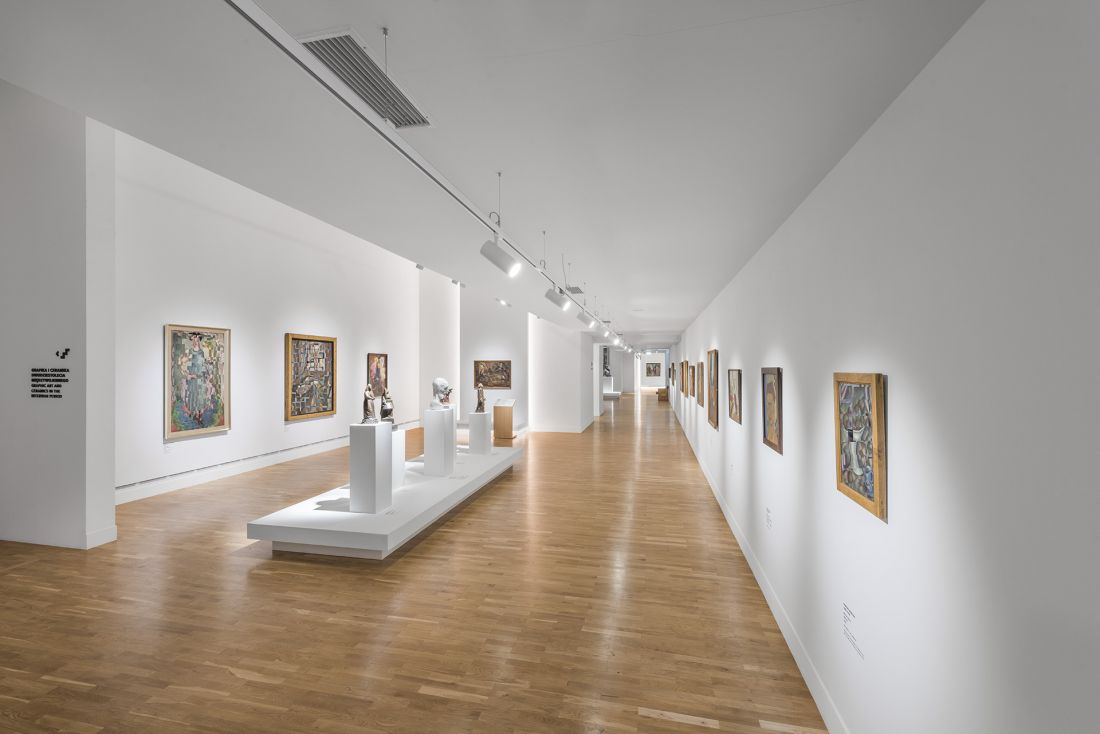 „XX+XXI Galeria Sztuki Polskiej” Muzeum Narodowe w Krakowie, projekt aranżacji: Wzorro Design