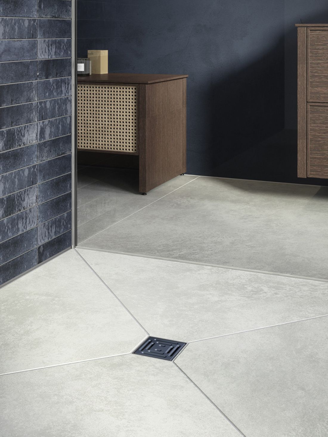 DallDrain Colour Collection, szary granat RAL 5008