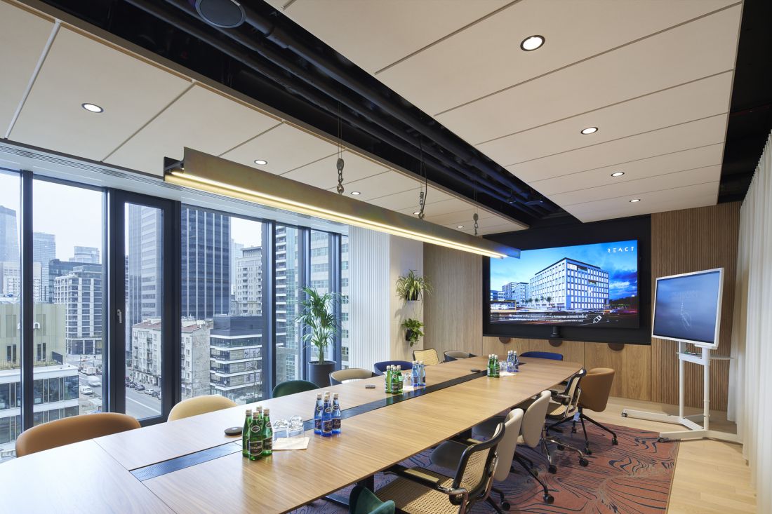 Biuro Echo Investment, Browary Warszawskie, Warszawa System: Ecophon Focus Ds