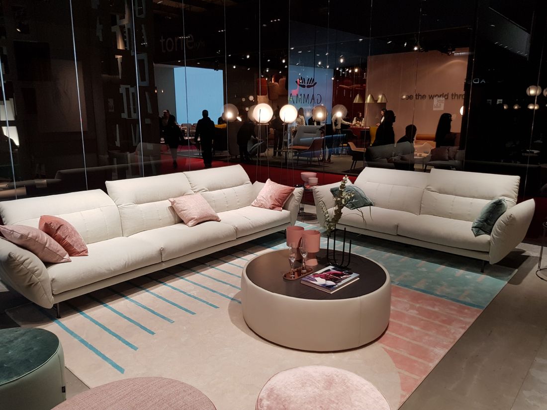 Targi Mediolan - materialy M2Carpets 