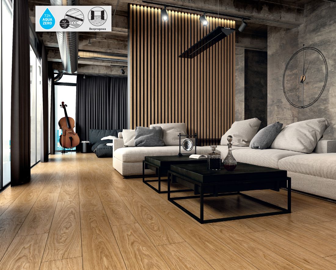 SWISS KRONO, Kolekcja AURUM (FIORI AQUA ZERO), Dąb Dalia D4589
